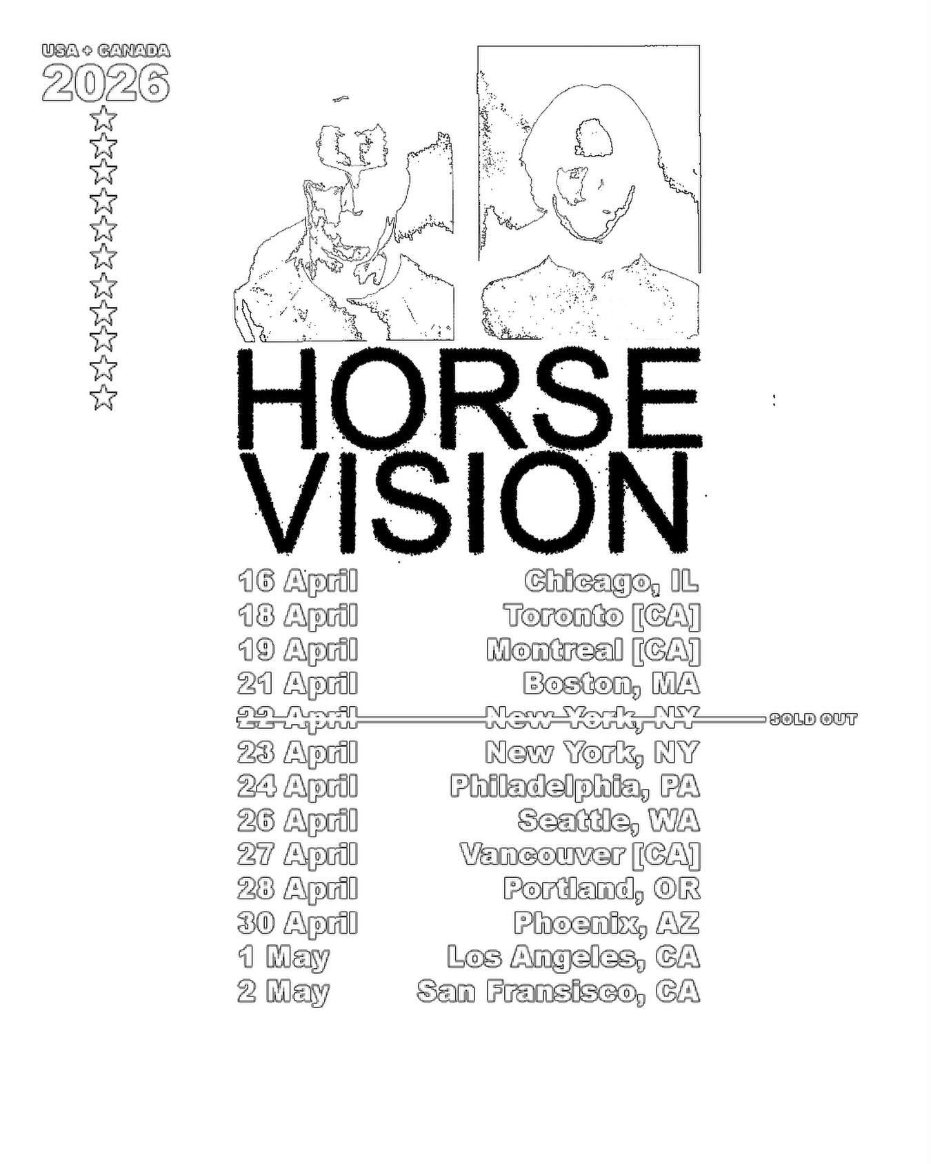 Horse Vision Tour Poster 2026